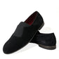 Dolce & Gabbana Black RUNWAY Velour AMALFI Loafers Shoes