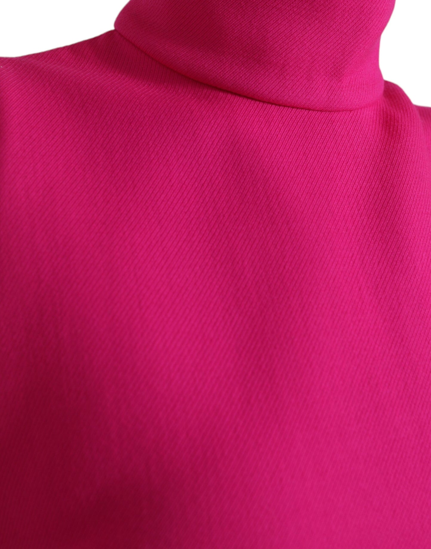 Dolce & Gabbana Pink Turtle Neck Backless Top