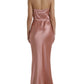 Dolce & Gabbana Pink Silk Spaghetti Straps Long Gown Dress