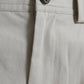 Dolce & Gabbana Beige Cotton High Waist Tapered Pants