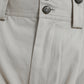 Dolce & Gabbana Beige Cotton High Waist Tapered Pants