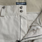 Dolce & Gabbana Beige Cotton High Waist Tapered Pants