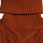 Dolce & Gabbana Brown Wool Knit Turtleneck Pullover Sweater