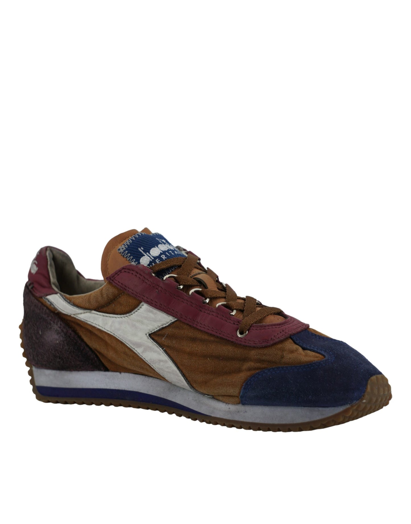 Diadora Brown Equipe H Dirty Stone Leather Sneakers