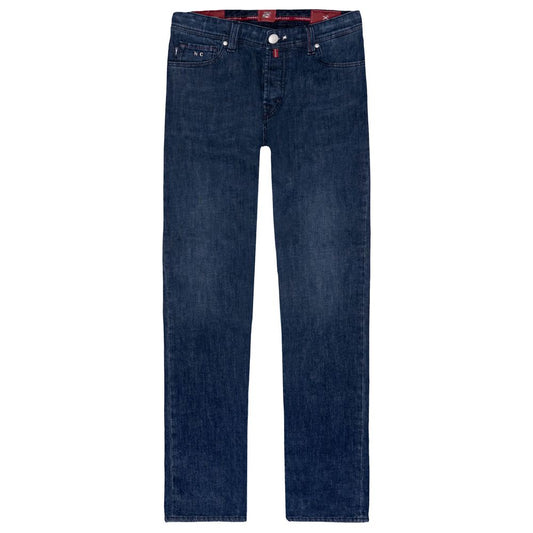 Tramarossa Blue Cotton Jeans & Pant