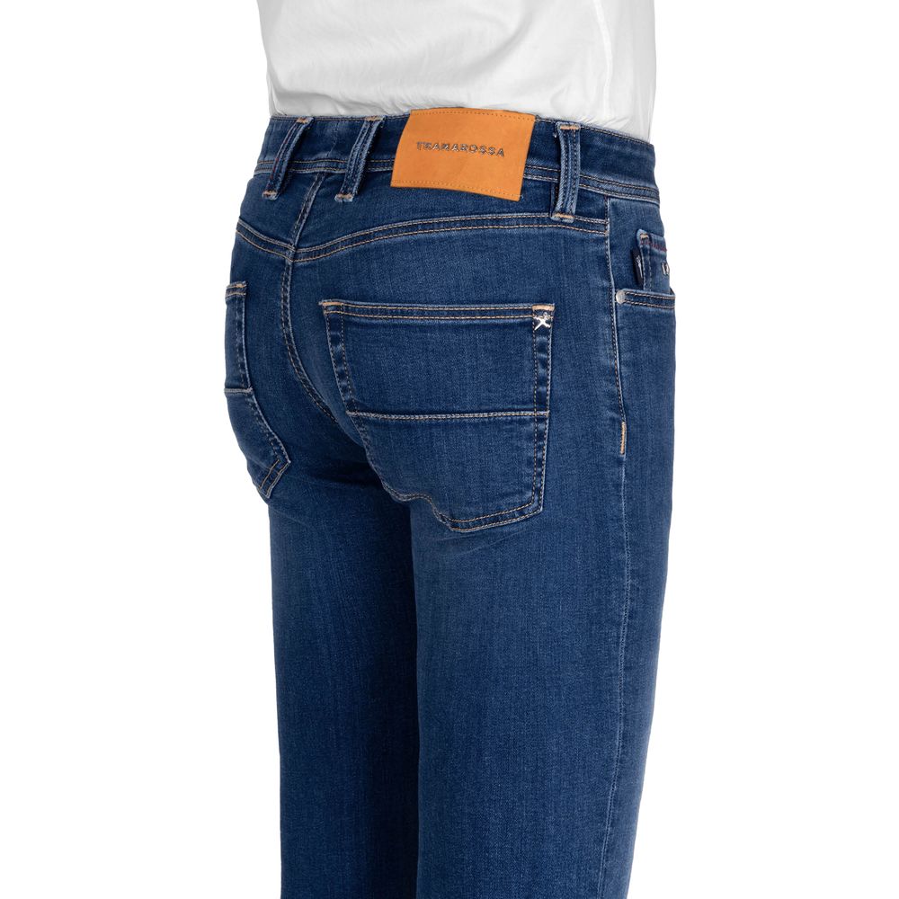 Tramarossa Blue Cotton Jeans & Pant