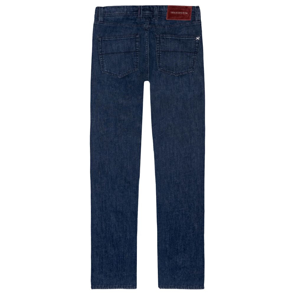 Tramarossa Blue Cotton Jeans & Pant