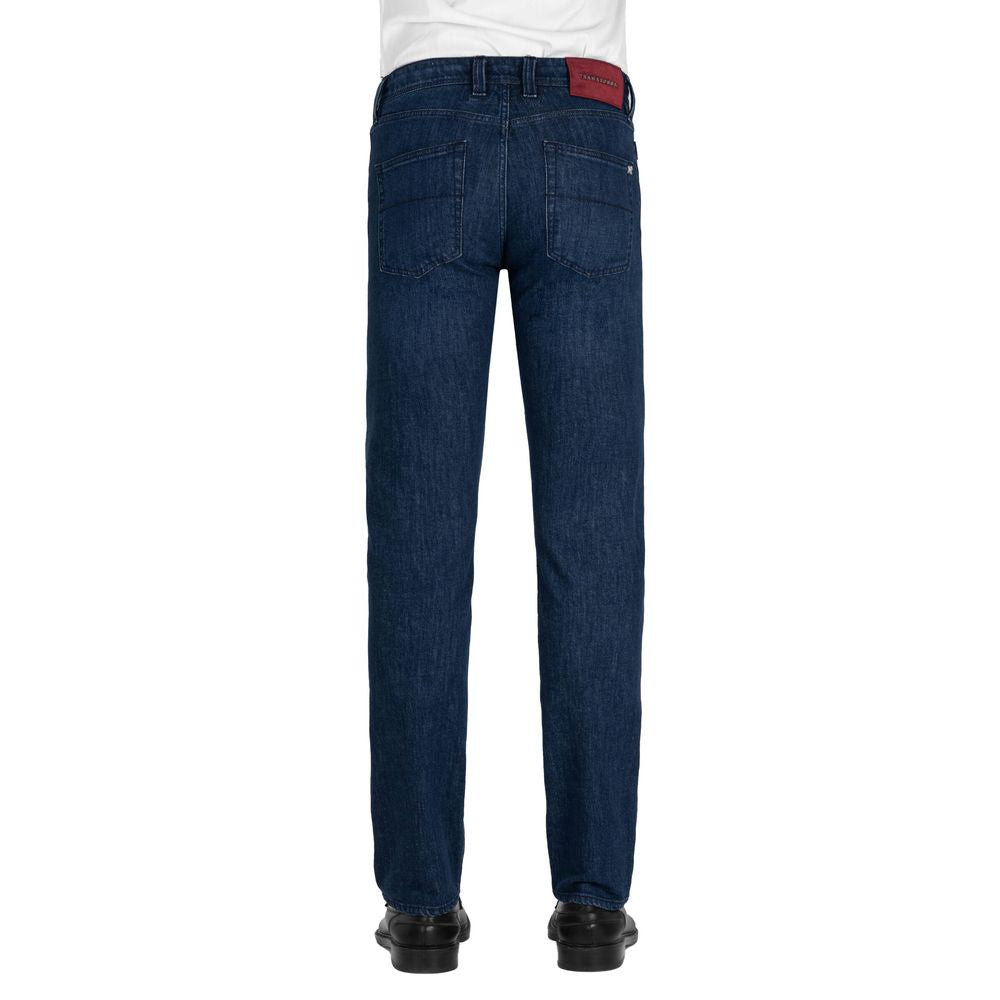 Tramarossa Blue Cotton Jeans & Pant