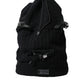 Dolce & Gabbana Black Silver Wool Zaino Tricot Backpack Men Bag