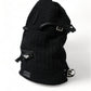 Dolce & Gabbana Black Silver Wool Zaino Tricot Backpack Men Bag