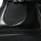 Dolce & Gabbana Black Chelsea Belted DG Logo Boots Shoes