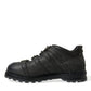 Dolce & Gabbana Black Leather Strap Men Ankle Boots Shoes