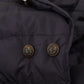 Dolce & Gabbana Blue Silk Goat Coat Blouson Winter Jacket