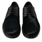 Dolce & Gabbana Black Stable Fur Derby SAN PIETRO Dress Shoes