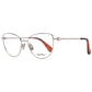 Max Mara Rose Gold Women Optical Frames