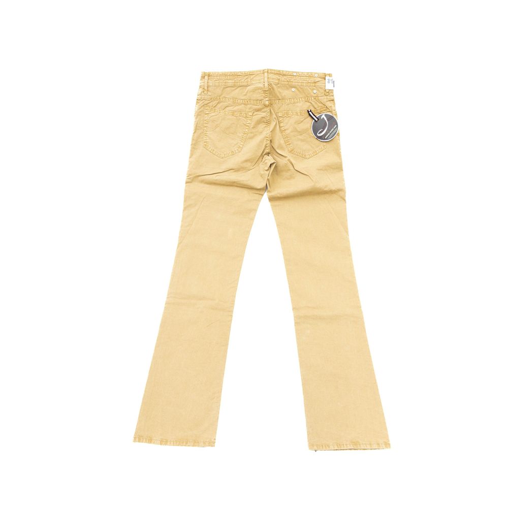 Jacob Cohen Beige Cotton Jeans & Pant