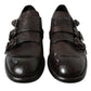 Dolce & Gabbana Brown Leather Strap Formal Dress Shoes