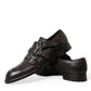 Dolce & Gabbana Brown Leather Strap Formal Dress Shoes