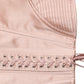 Dolce & Gabbana Pink Silk Stretch Belt Waist Strap Corset Top