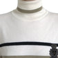 Dolce & Gabbana Multicolor Stripe Wool Logo Pullover Sweater