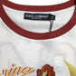 Dolce & Gabbana White Bring Me To The Moon T-shirt