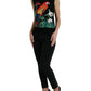 Dolce & Gabbana Black Jungle Crew Neck Sleeveless Tank Top