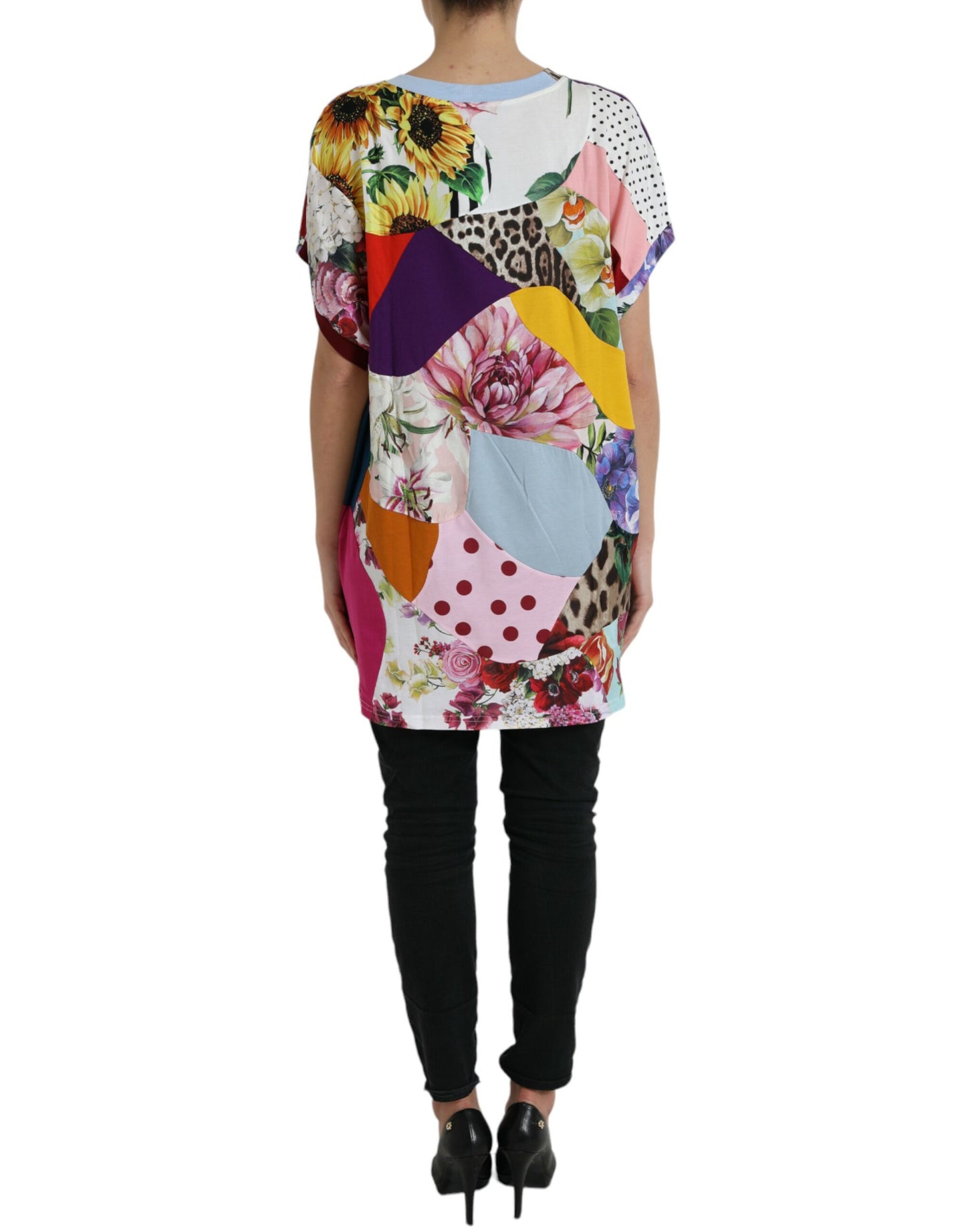 Dolce & Gabbana Multicolor Patchwork Blouse