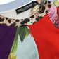 Dolce & Gabbana Multicolor Patchwork Blouse