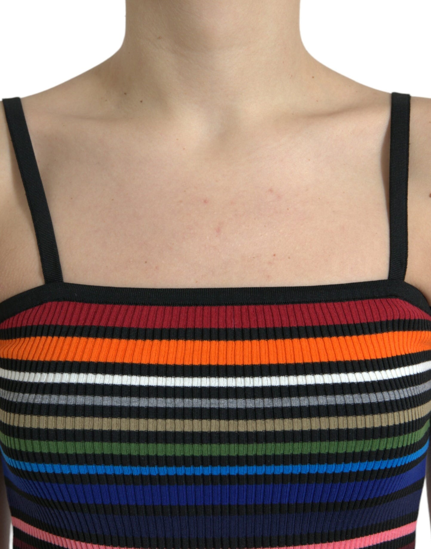 Dolce & Gabbana Multicolor Stripes Tank Top