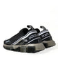 Dolce & Gabbana Elegant Black & White Sorrento Sneakers