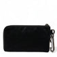 Dolce & Gabbana Black Nylon Logo Plaque Keyring Pouch Clutch Bag