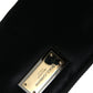 Dolce & Gabbana Black Nylon Logo Plaque Keyring Pouch Clutch Bag