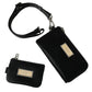 Dolce & Gabbana Black Nylon Logo Plaque Keyring Pouch Clutch Bag