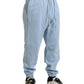 Dolce & Gabbana Light Blue Cotton Sweatpants Men Jogger Pants