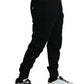 Dolce & Gabbana Black Cotton Blend Men Sweatpants Jogger Pants