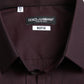 Dolce & Gabbana Maroon Jacquard Formal Dress MARTINI Shirt