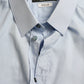 Dolce & Gabbana Sky Blue Cotton Men Formal GOLD Dress Shirt