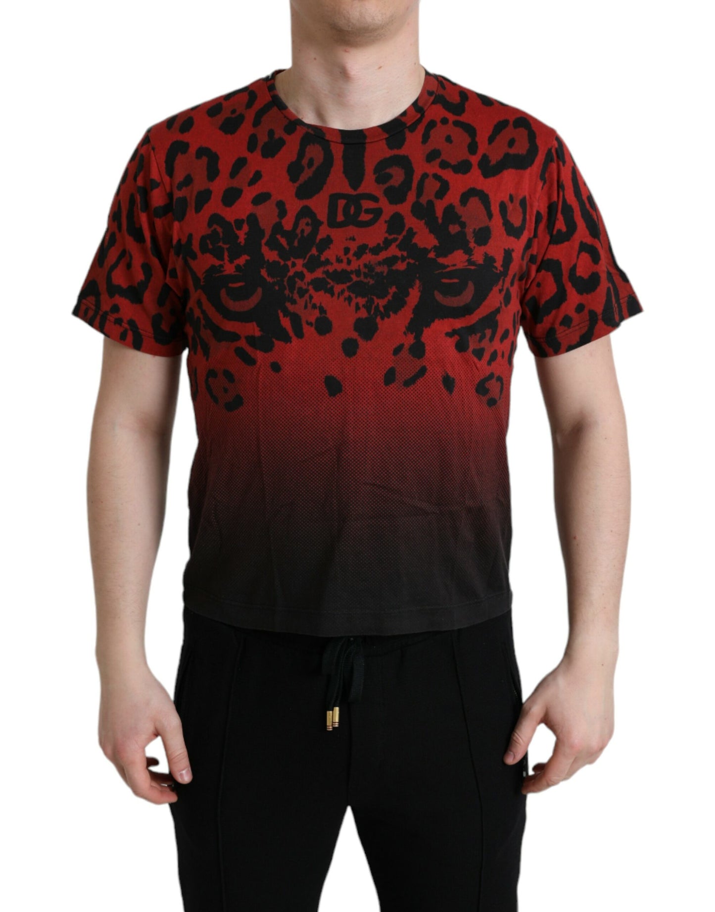 Dolce & Gabbana Red Leopard T-shirt