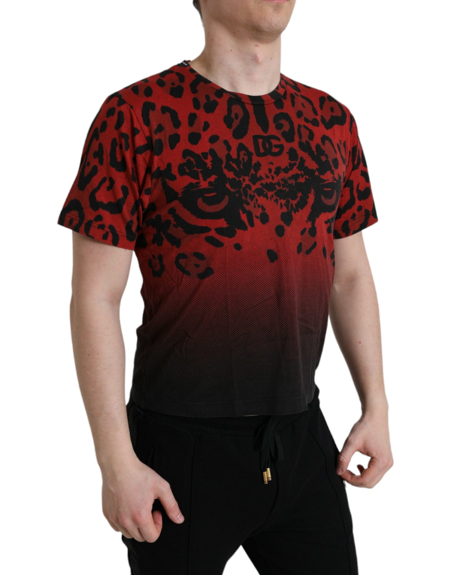 Dolce & Gabbana Red Leopard T-shirt