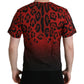 Dolce & Gabbana Red Leopard T-shirt