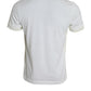 Dolce & Gabbana White Cotton Pocket Short Sleeves T-shirt