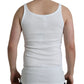 Dolce & Gabbana White Sicilia Cotton Sleeveless Tank T-shirt