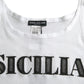 Dolce & Gabbana White Sicilia Cotton Sleeveless Tank T-shirt