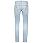 Dondup Light Blue Cotton Jeans & Pant