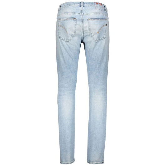 Dondup Light Blue Cotton Jeans & Pant