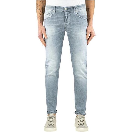 Dondup Gray Cotton Jeans & Pant