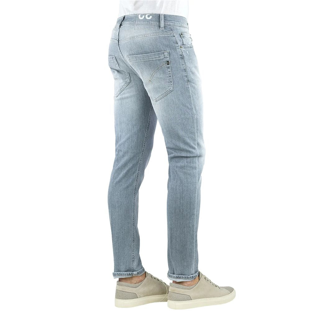 Dondup Gray Cotton Jeans & Pant