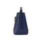 Michael Kors Mercer Small Navy Pebbled Leather Bucket Bag Purse