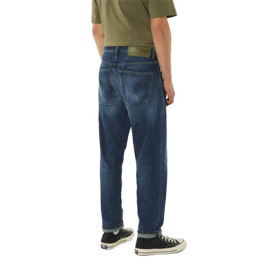 Dondup Blue Cotton Jeans & Pant