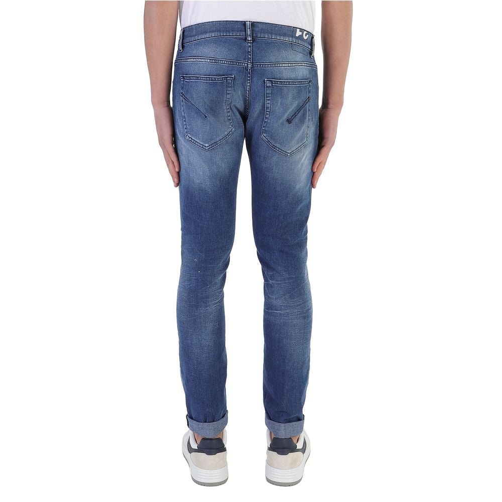 Dondup Blue Cotton Jeans & Pant